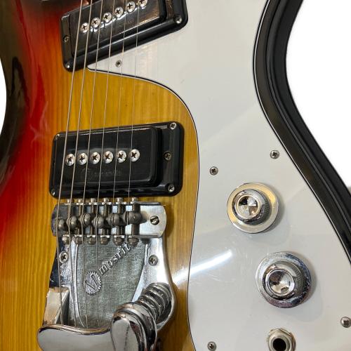 mosrite (モズライト) エレキギター サンバースト トラスロッド余裕あり・フレッド7-8割 順反り有