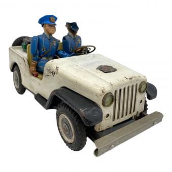 ブリキパトロールジープ 車輪・アンテナ等破損有