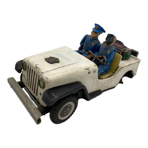 ブリキパトロールジープ 車輪・アンテナ等破損有