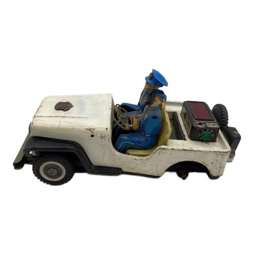ブリキパトロールジープ 車輪・アンテナ等破損有