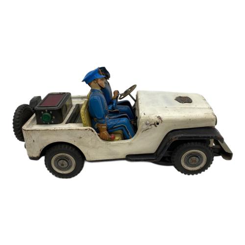 ブリキパトロールジープ 車輪・アンテナ等破損有