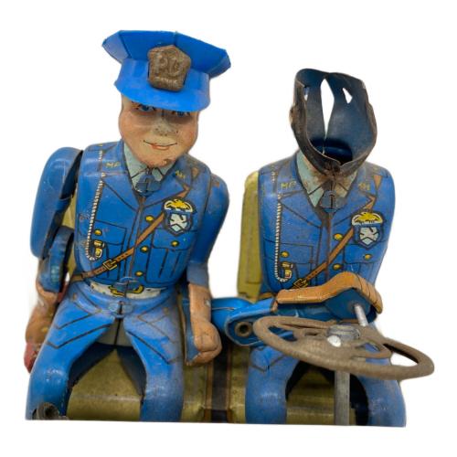 ブリキパトロールジープ 車輪・アンテナ等破損有