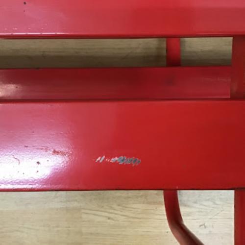 Coca Cola (コカコーラ) ロゴベンチ