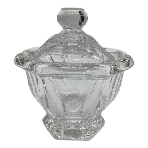 バカラ　BACCARAT　バンブー　蓋物　キャンディポット　ボンボニエール Baccarat (バカラ) キャンディポット USED スプーン欠品｜トレファクONLINE