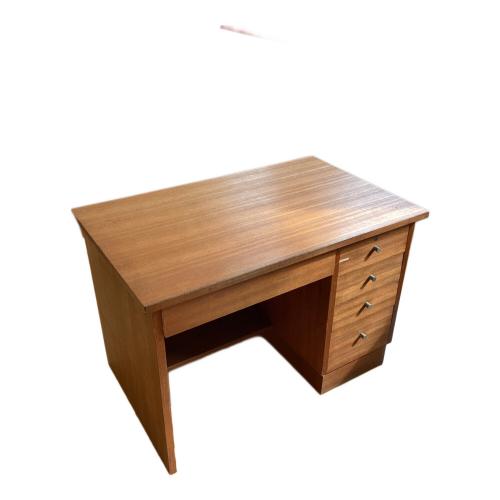 ウッドワークデスク 鍵無し ４段引き出し