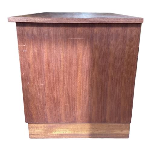 ウッドワークデスク 鍵無し ４段引き出し