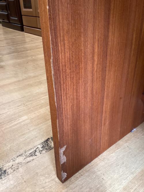 ウッドワークデスク 鍵無し ４段引き出し