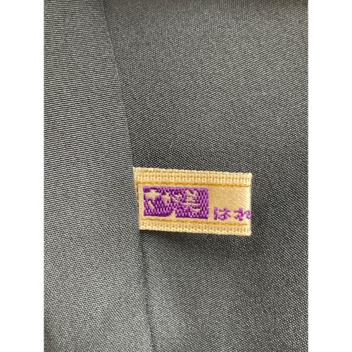 鶴見保次　付下げ　袷　Mサイズ　さが美　落款有　蟹の柄　紺色　和装