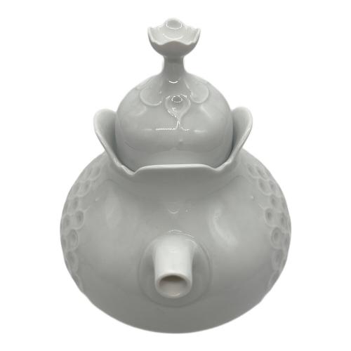Meissen (マイセン) ティーポット ホワイトレリーフ