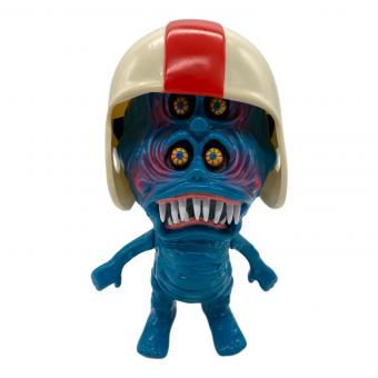 SHELTERBANK ソフビフィギュア ブルー×ピンク MUTRON 日本製