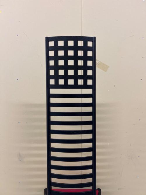 ヒルハウス ハイバックチェアー ブラック×レッド チャールズ・レニー・マッキントッシュ