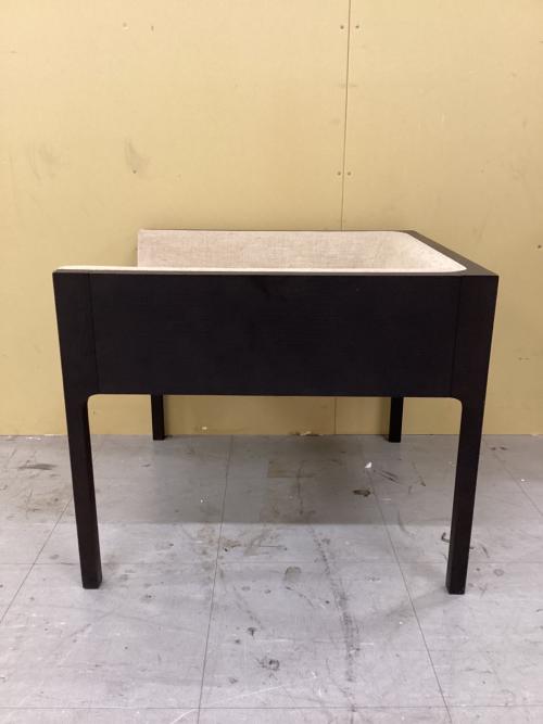 コントラストローチェア ベージュ×ブラック