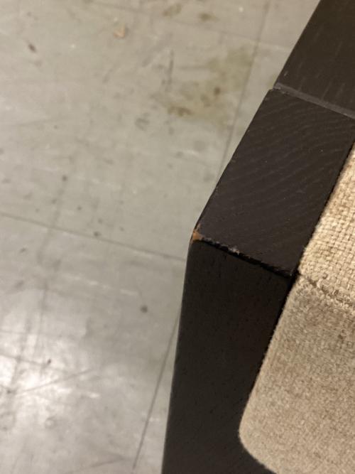 コントラストローチェア ベージュ×ブラック