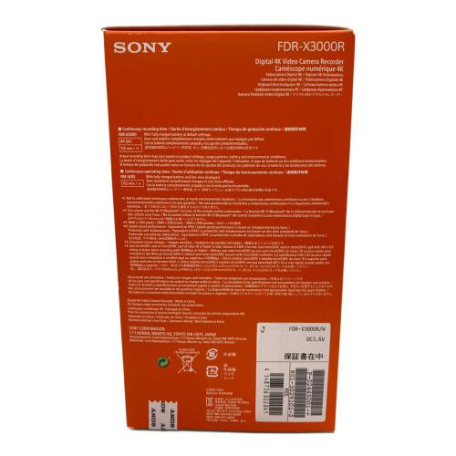 SONY (ソニー) アクションカム FDR-X3000R -
