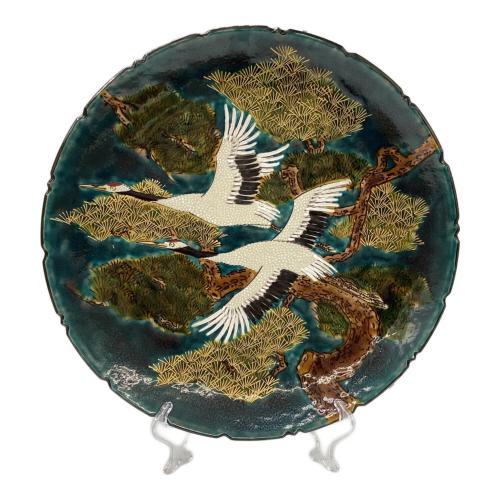 九谷焼 (クタニヤキ) 飾り皿 山口 義博