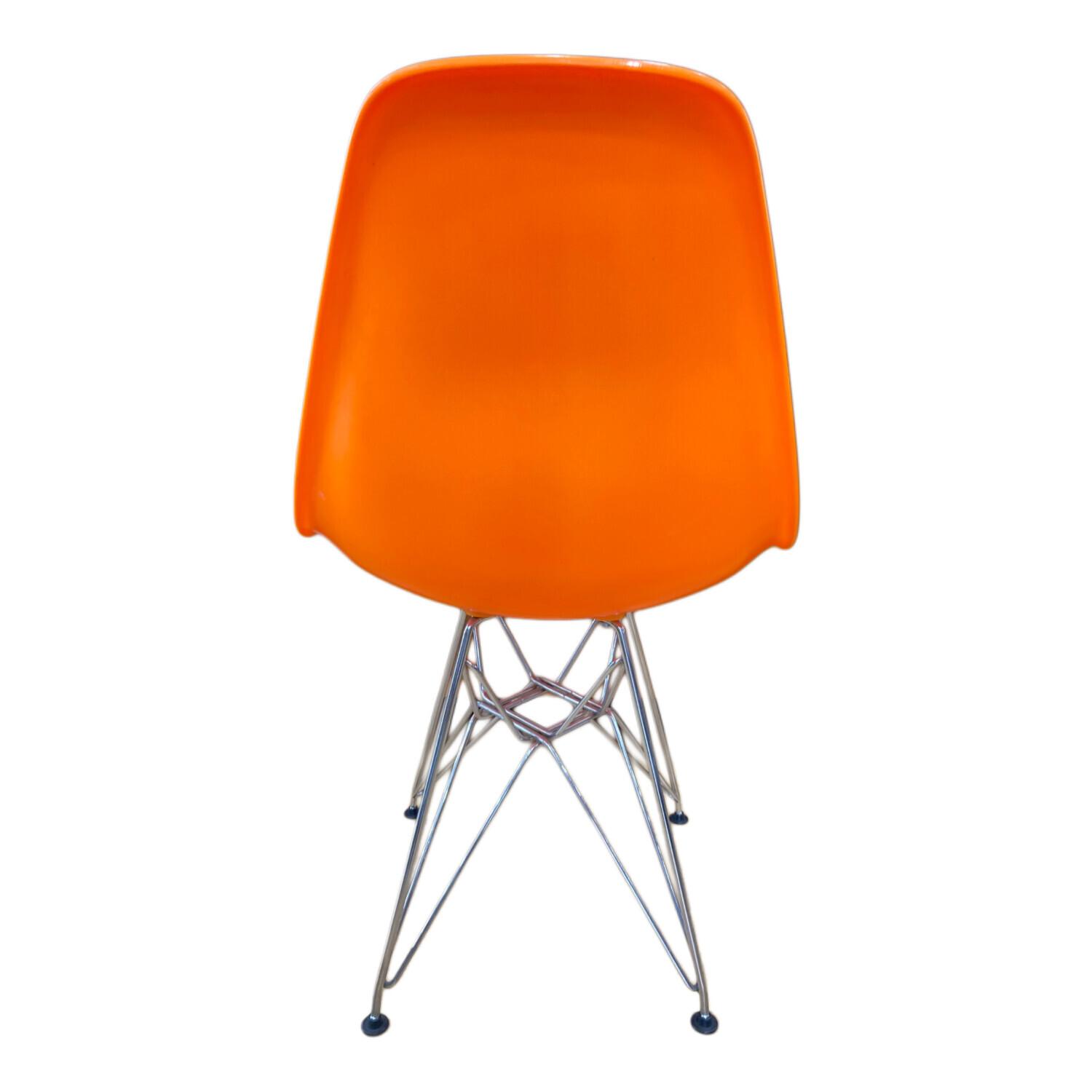 イームズ/Eamesシェルチェア ホワイト×オレンジ A イームズ シェルチェア オレンジ チェア チェアー リプロダクト eames