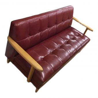 3人掛けソファー レッド