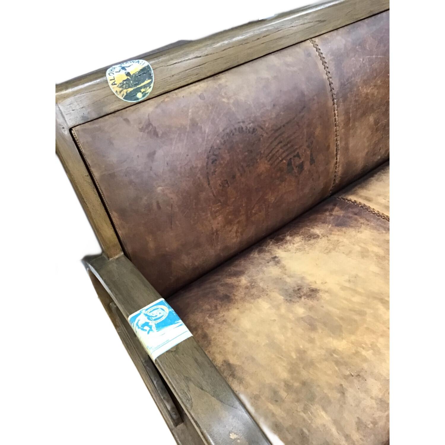 DOCKER SURF (ドッカ―サーフ) 2人掛けソファー ブラウン 2人掛け 総革