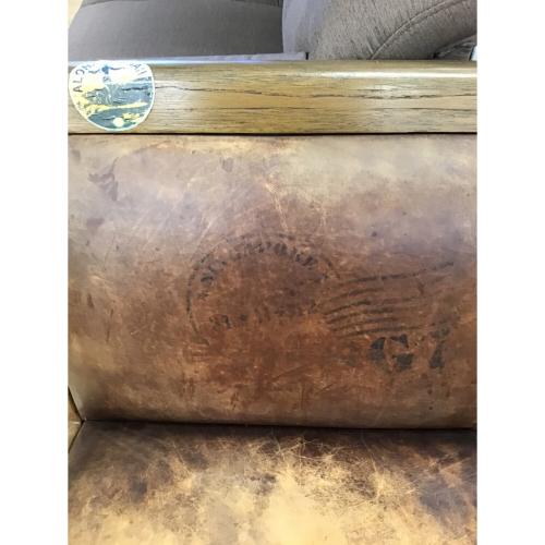 DOCKER SURF (ドッカ―サーフ) 2人掛けソファー ブラウン 2人掛け 総革