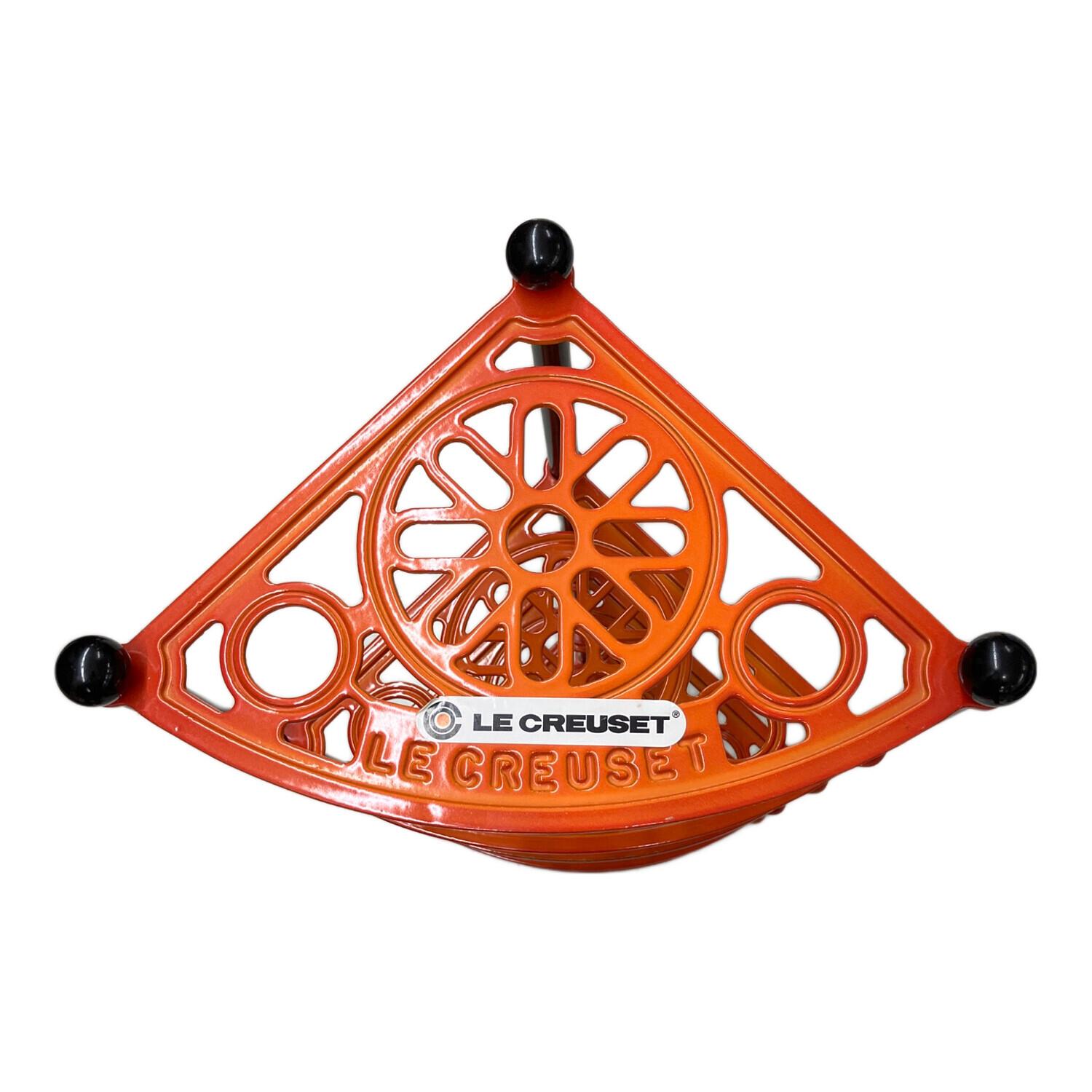 Le Creuset ル・クルーゼ ポットスタンド オレンジ LE CREUSET (ルクルーゼ) ポットスタンド オレンジ｜トレファクONLINE
