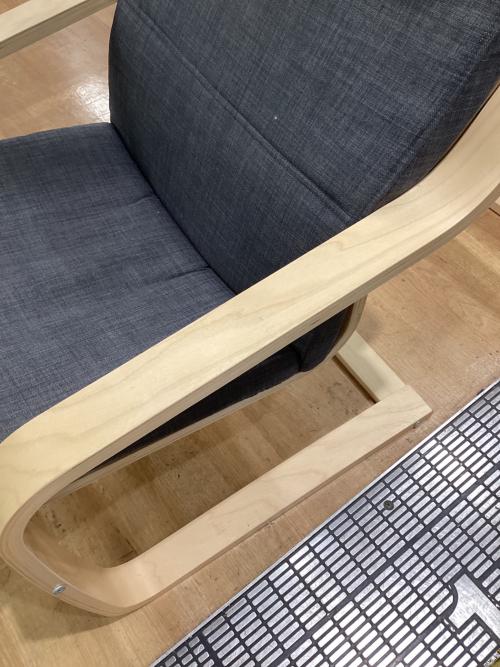 IKEA (イケア) アームチェアー グレー 1人掛け ポエング