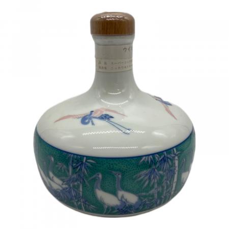 3-40年前限定物　【未開栓】ニッカ 陶器　有田焼 色絵ボトル ウイスキー 特級 ニッカ スーパー ニッカ ウイスキー 有田焼 色絵ボトル 43% 500ml 箱