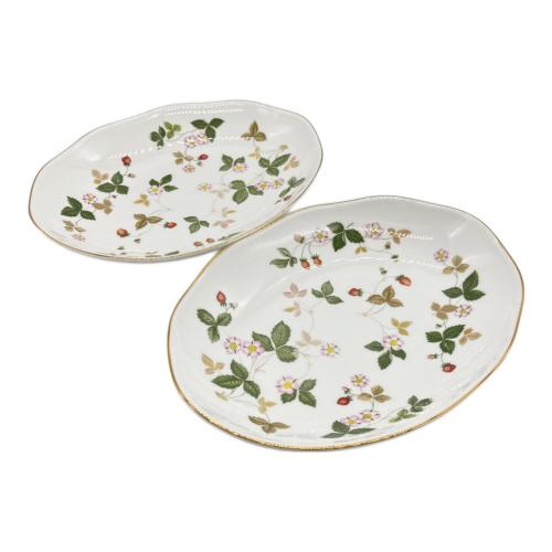 Wedgwood (ウェッジウッド) オーバルディッシュ ワイルドストロベリー