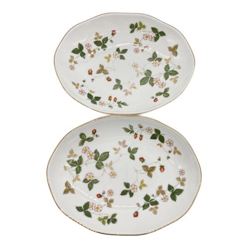 Wedgwood (ウェッジウッド) オーバルディッシュ ワイルドストロベリー