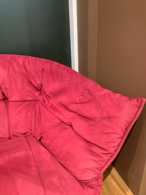 ligne roset (リーンロゼ) 1人掛けソファー オットマン・メンテナスセット付 パープル ブリガンタン