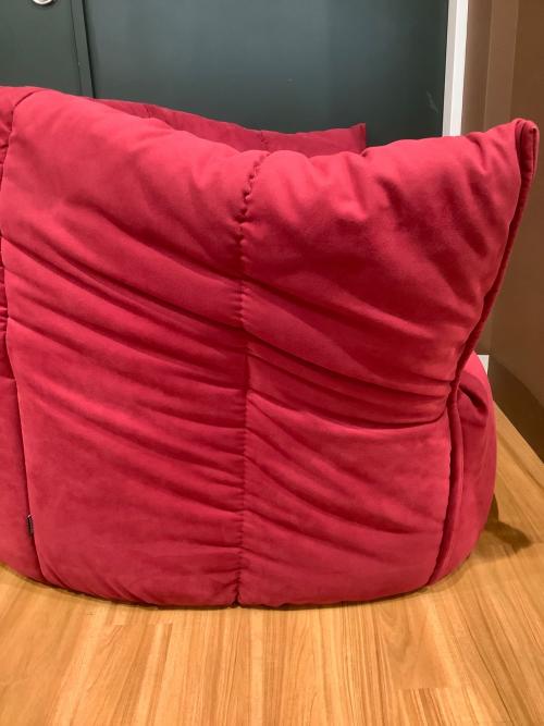 ligne roset (リーンロゼ) 1人掛けソファー オットマン・メンテナスセット付 パープル ブリガンタン