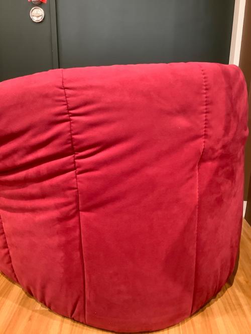 ligne roset (リーンロゼ) 1人掛けソファー オットマン・メンテナスセット付 パープル ブリガンタン