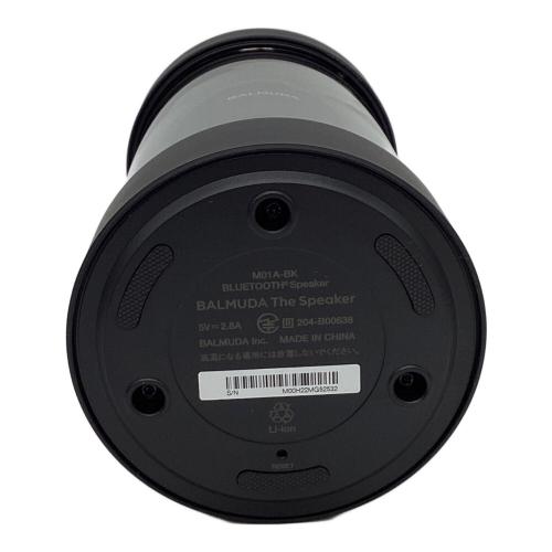 BALMUDA (バルミューダ) スピーカー M01A-BK The speaker