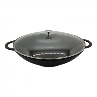 Staub (ストウブ) 両手鍋 LA COCOTTE 43 SIZE 22cm ブラック Staub (ストウブ) 両手鍋 LA COCOTTE 43 SIZE 22cm ブラック