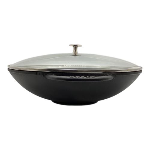 Staub (ストウブ) 両手鍋 28cm ブラック