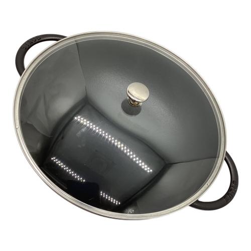 Staub (ストウブ) 両手鍋 28cm ブラック