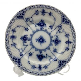 ROYAL COPENHAGEN (ロイヤル・コペンハーゲン) プレート 16cm 595 ブルーフルーテッド・ハーフレース