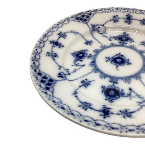 ROYAL COPENHAGEN (ロイヤル・コペンハーゲン) プレート 16cm 595 ブルーフルーテッド・ハーフレース