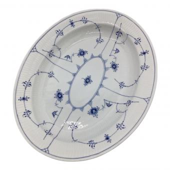 ROYAL COPENHAGEN (ロイヤル・コペンハーゲン) オーバルプレート 375 USED オーバルディッシュ ブルーフルーテッド・ハーフレース
