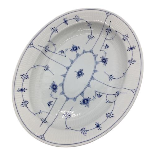 ROYAL COPENHAGEN (ロイヤル・コペンハーゲン) オーバルプレート 375 USED オーバルディッシュ ブルーフルーテッド・ハーフレース