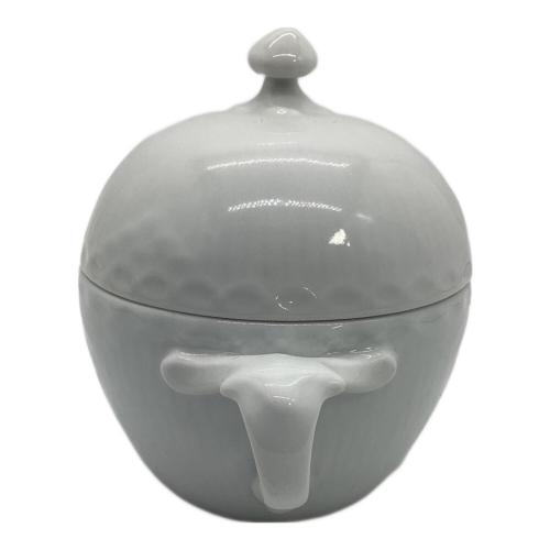 ROYAL COPENHAGEN (ロイヤル・コペンハーゲン) シュガーポット 161 USED ホワイトフルーテッド・ハーフレース