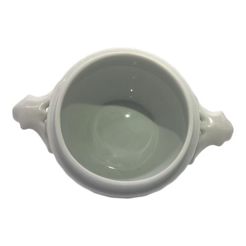 ROYAL COPENHAGEN (ロイヤル・コペンハーゲン) シュガーポット 161 USED ホワイトフルーテッド・ハーフレース