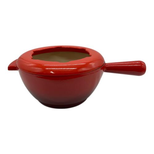 LE CREUSET (ルクルーゼ) フォンデュ鍋 レッド