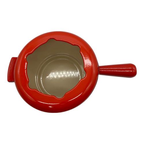 LE CREUSET (ルクルーゼ) フォンデュ鍋 レッド