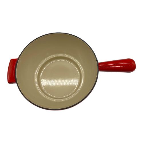 LE CREUSET (ルクルーゼ) フォンデュ鍋 レッド