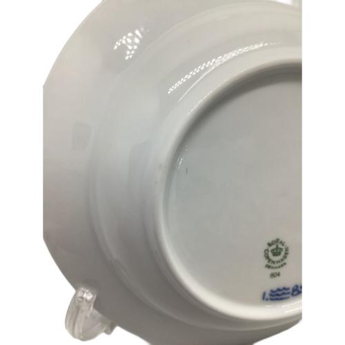 ROYAL COPENHAGEN (ロイヤル・コペンハーゲン) ディーププレート 604  21cm 底ヨゴレ有 ブルーフルーテッド・ハーフレース