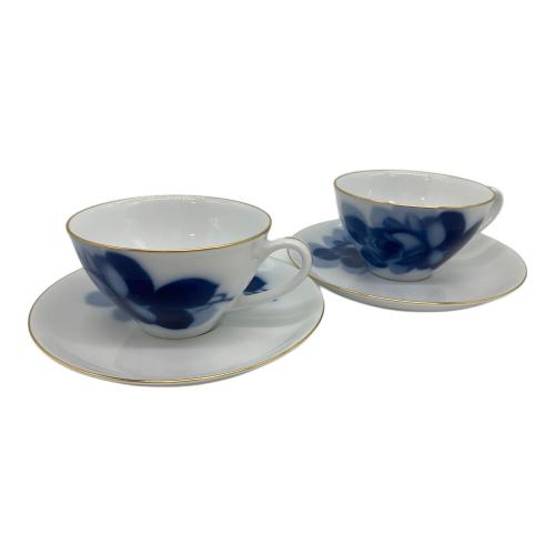 大倉陶園 (オオクラトウエン) ティー碗皿 30CR/8211 ブルーローズ(8011)