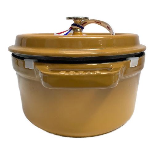 Staub (ストウブ) 鍋 SIZE 27cm マスタード ココット・オーバル