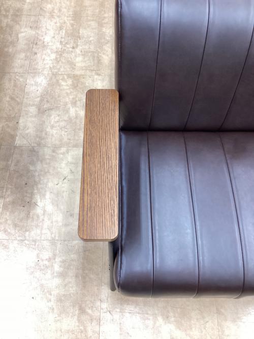 ニトリ 2人掛けソファー ブラウン