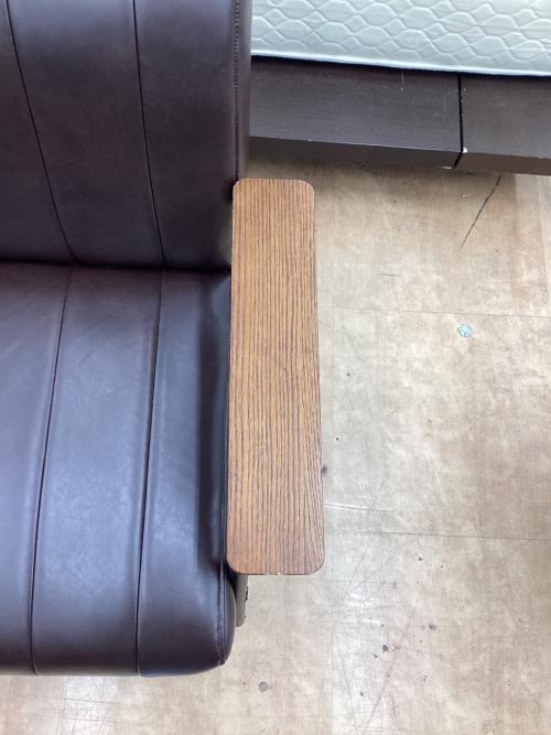 ニトリ 2人掛けソファー ブラウン