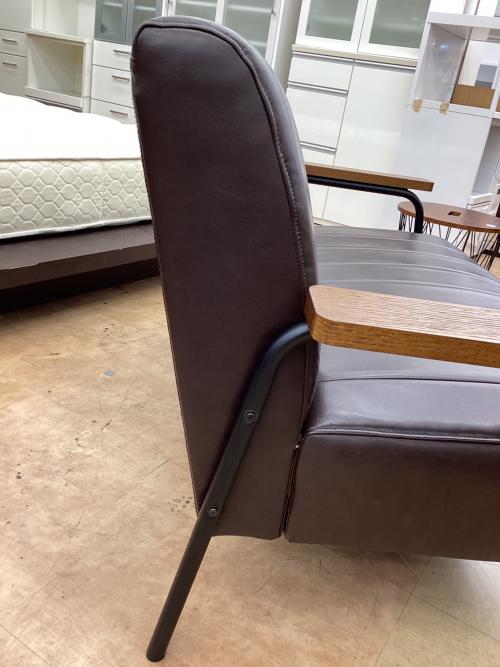 ニトリ 2人掛けソファー ブラウン